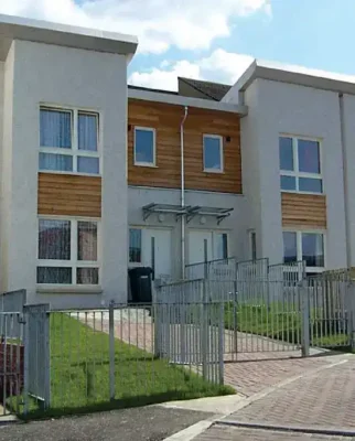 Dumbeg houses, Edinburgh sustainable housing 