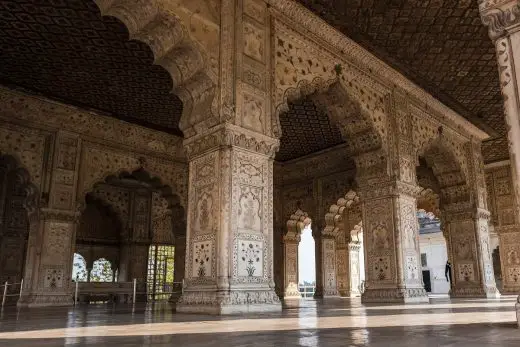 Historic Delhi, India architecture arches