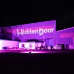 Paper Factory transformation for Hidden Door - uplighting