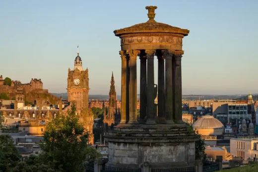 Calton hill skyline